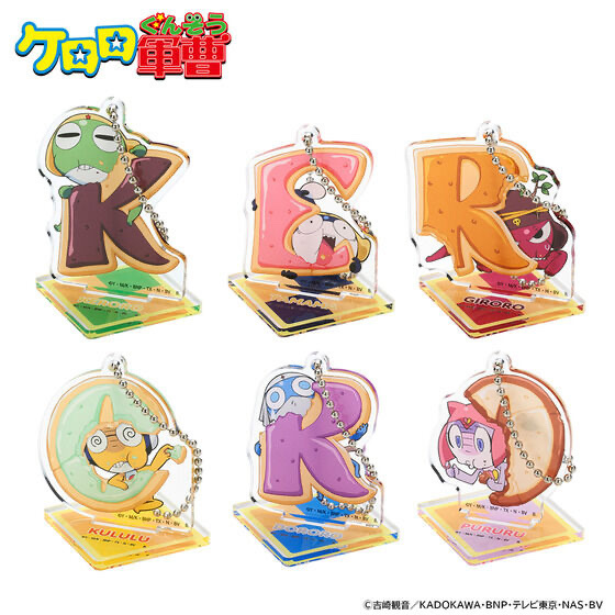 232566 Pbandai 預訂 2025/9月 ケロロ軍曹 アクリルスタンドチャーム(全6種)
