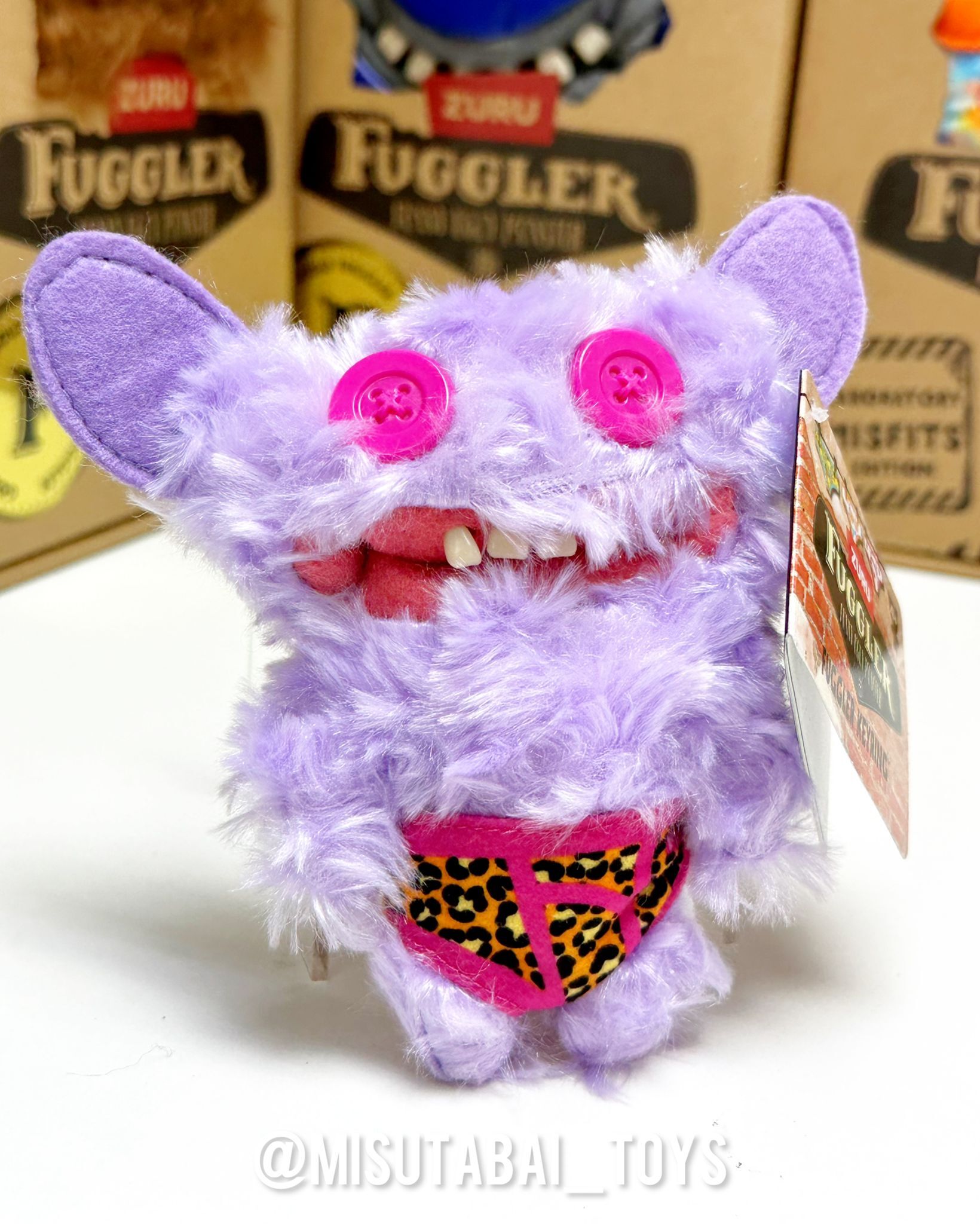 FG74102 Fuggler Key Rings S4 Grin Grin (Lilac)