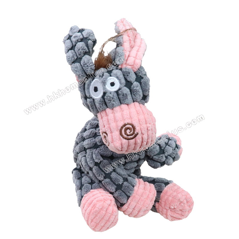 狗仔發聲咬咬玩具 - 動物栗米絨