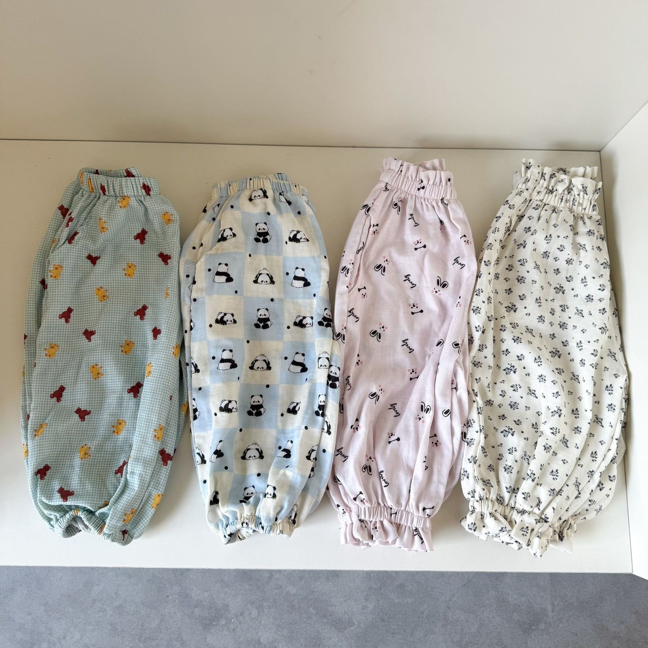 可愛束口防蚊褲