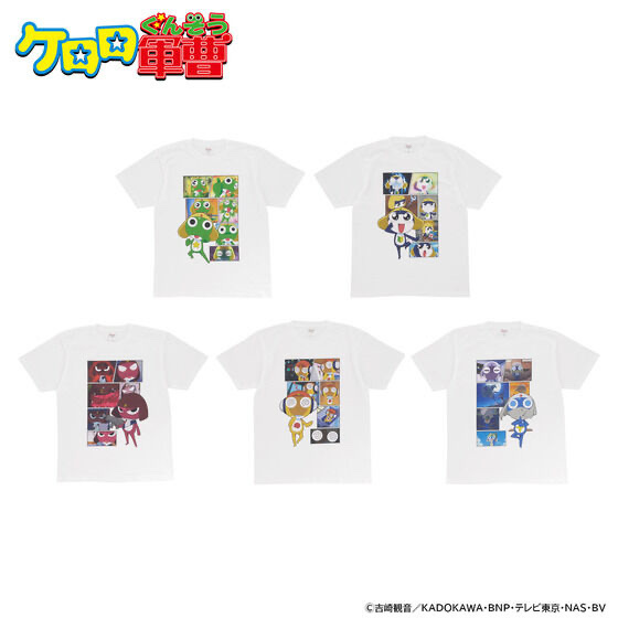 232649 Pbandai 預訂 2025/9月 ケロロ軍曹 フルカラーTシャツ(全5種)
