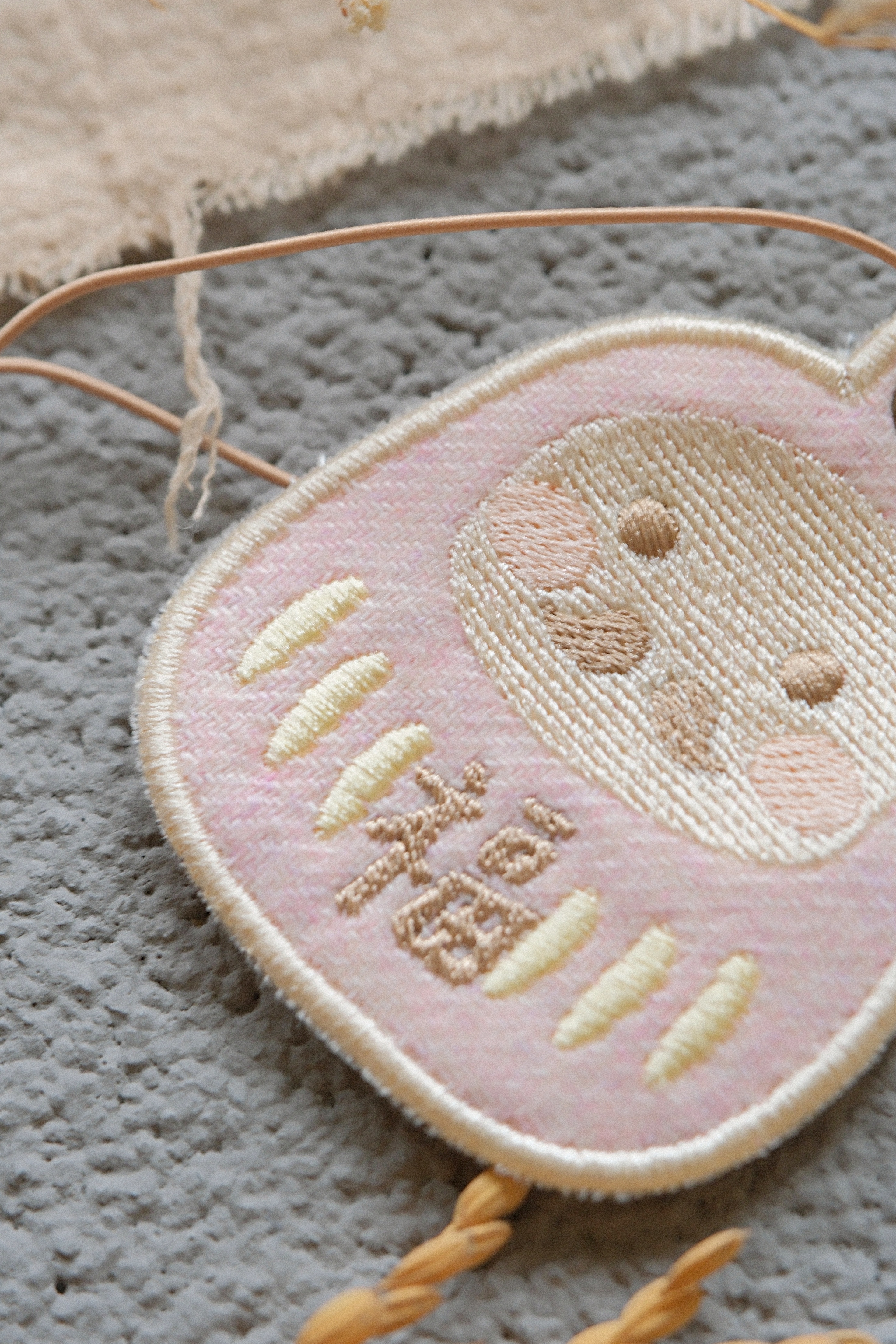 Hi Y.P store-姓名吊牌-獨家設計-達摩 ( 粉 )