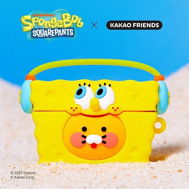 【OWN】Kakao Friends X SpongeBob SquarePants 海綿寶寶 限量聯名 造型耳機 蘋果限定 AirPod Pro2 限定 春植