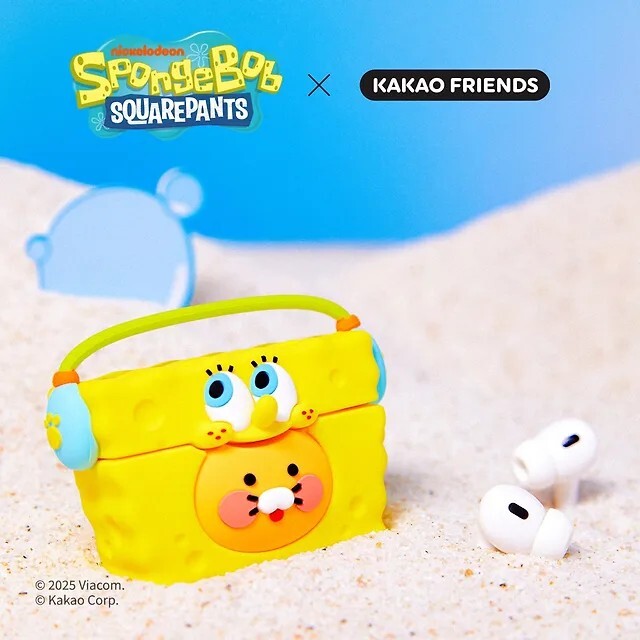 【OWN】Kakao Friends X SpongeBob SquarePants 海綿寶寶 限量聯名 造型耳機 蘋果限定 AirPod Pro2 限定 春植