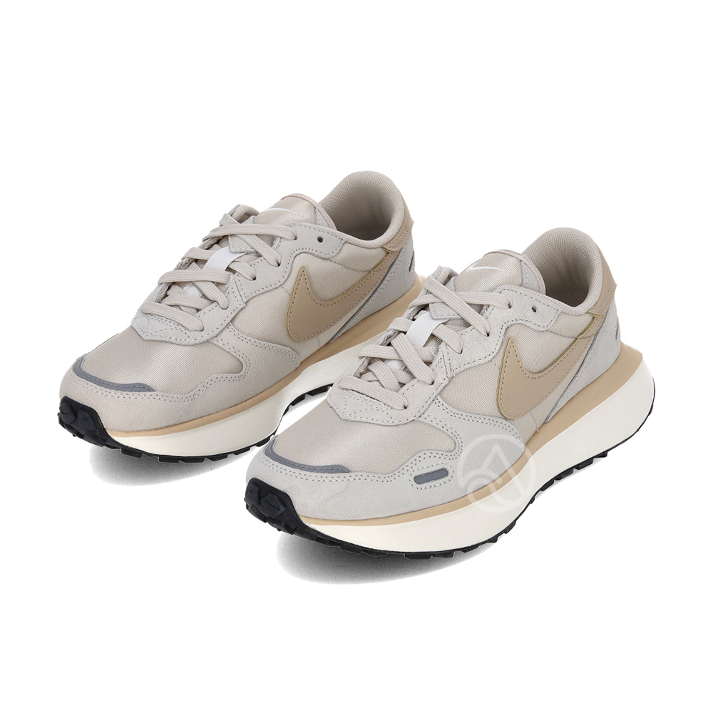 Nike Phoenix Waffle 女 米白灰 拼接 復古 運動 反光 緩震 跑鞋 慢跑鞋 FD2196-104