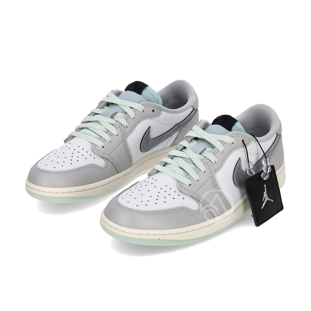 Nike Air Jordan 1 Retro Low OG 男 白灰 蛇年 低筒 AJ1 休閒鞋 HF3144-100