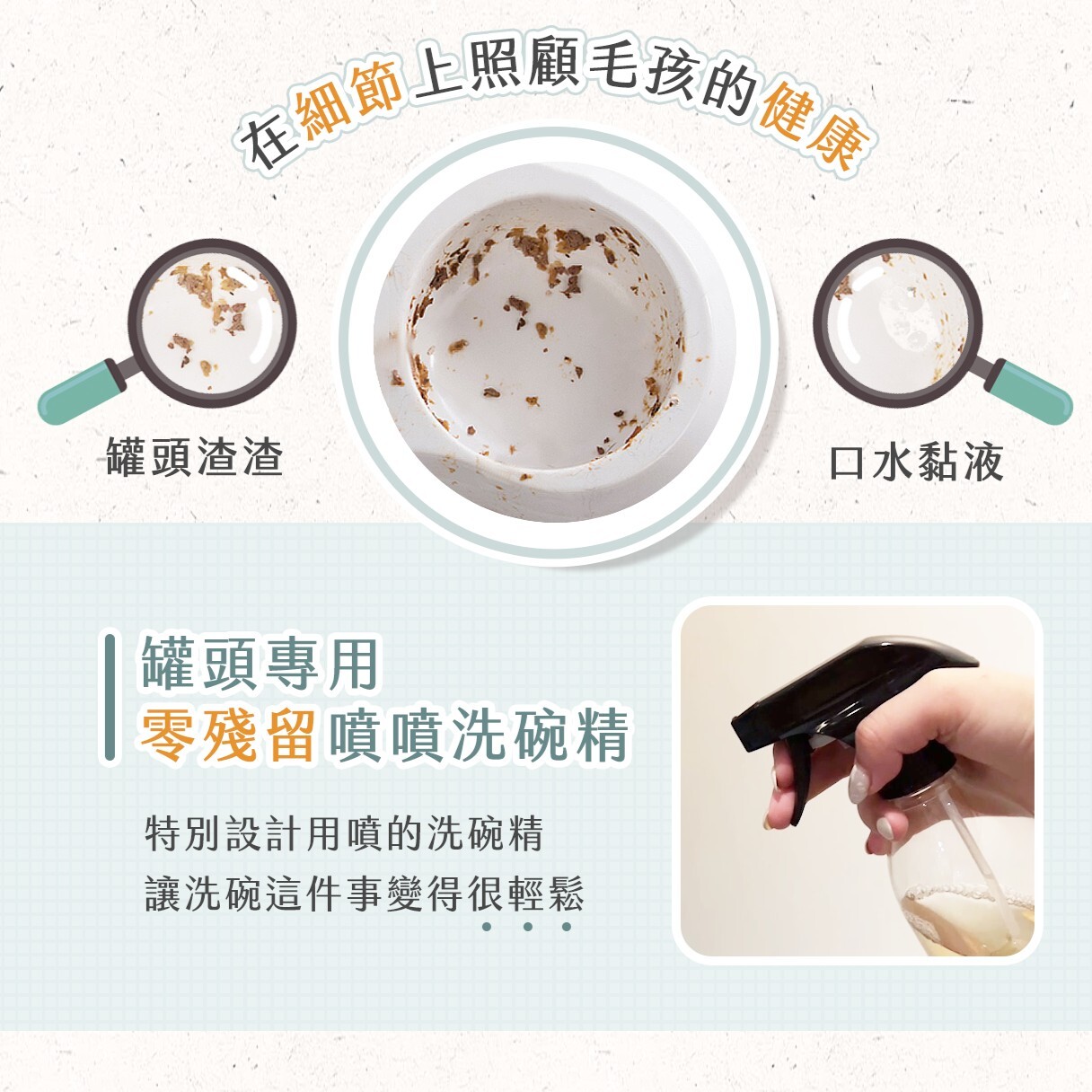 LOUIS 路易貓砂｜鳳梨酵素罐頭專用零殘留噴噴洗碗精 450ml