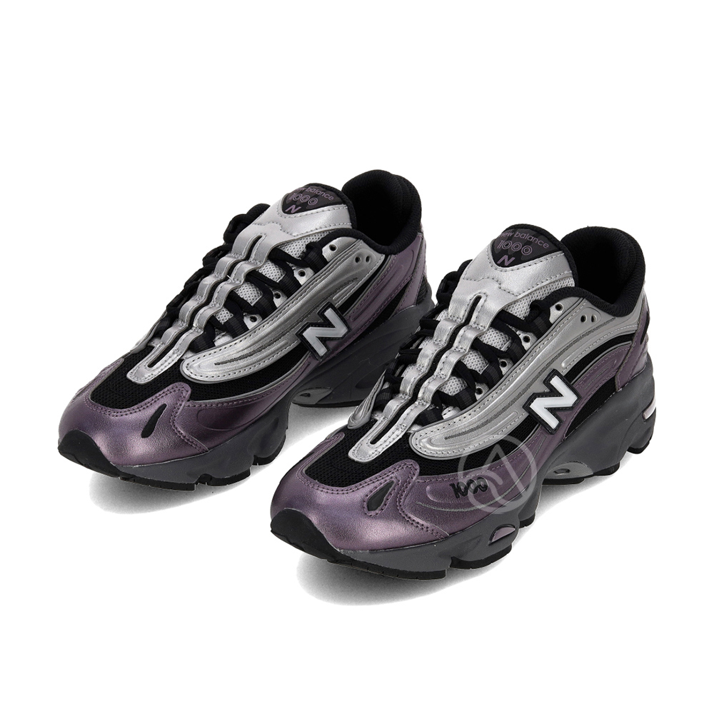 New Balance NB M1000 男女鞋 銀紫色 復古 緩震 金屬感 休閒 運動 休閒鞋 M1000EGY
