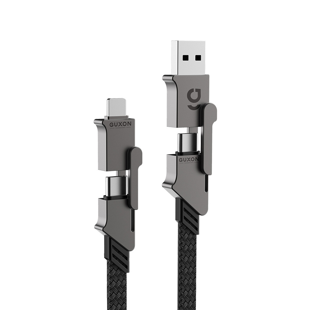 GUXON 鋅合金四合一快充線