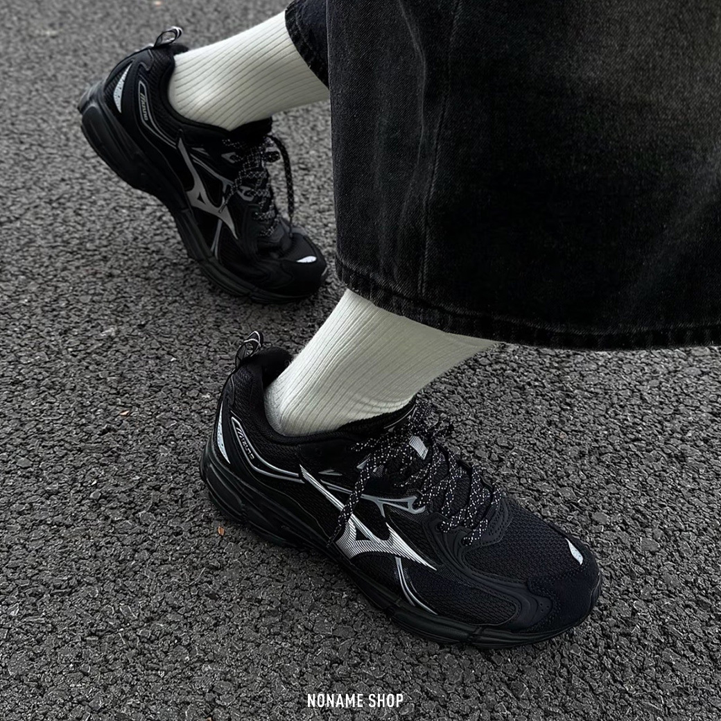 MIZUNO Speed 10S 美津濃 復古 跑鞋 黑武士 (男/女款)