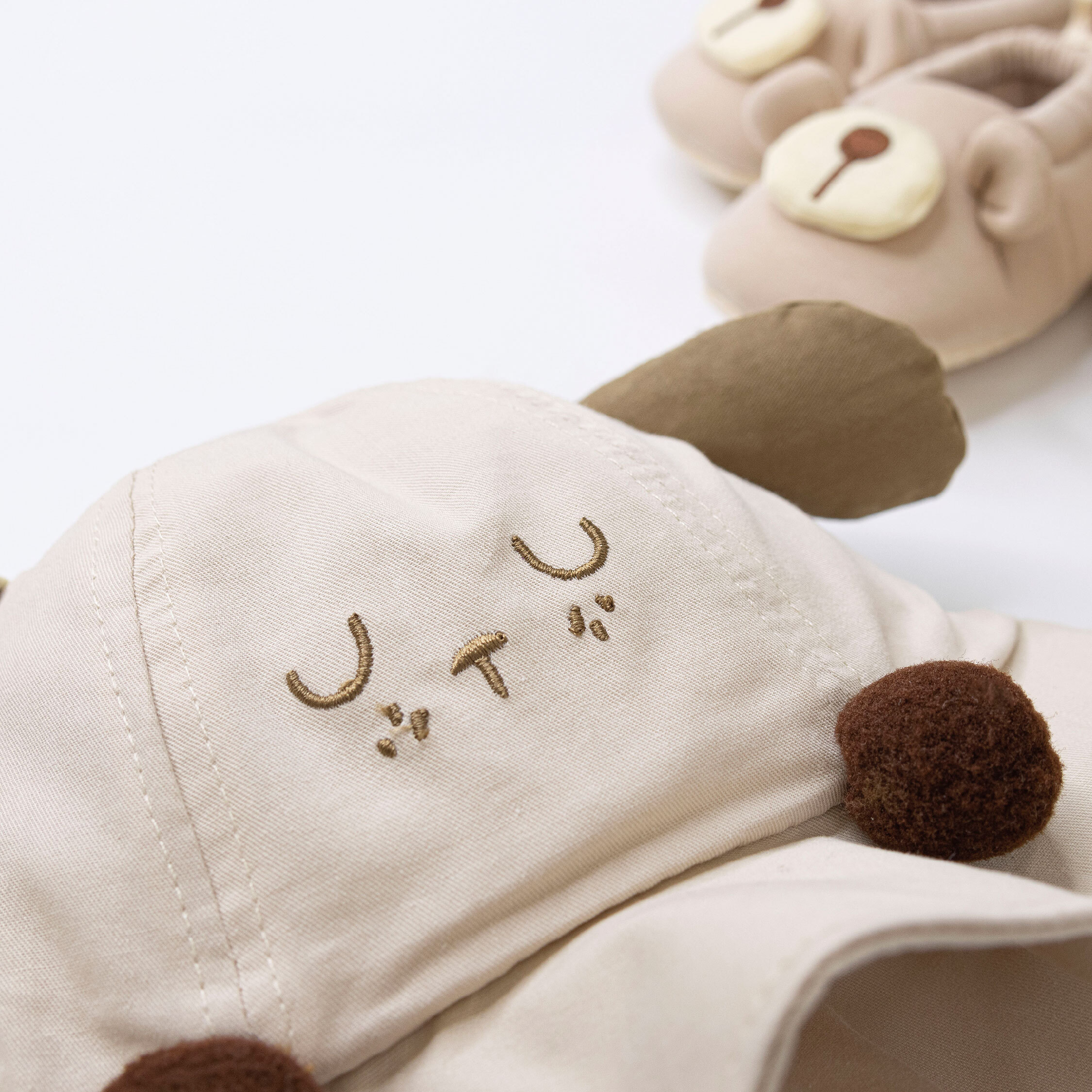 【JA1533】晚安小狗棉質親膚漁夫帽