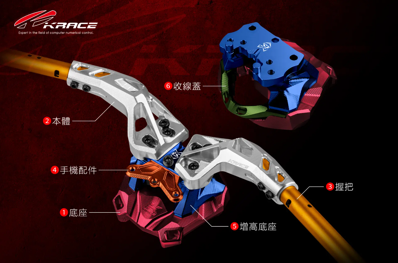 【KRACE凱鋭斯】分離把座 修補件 零件配件