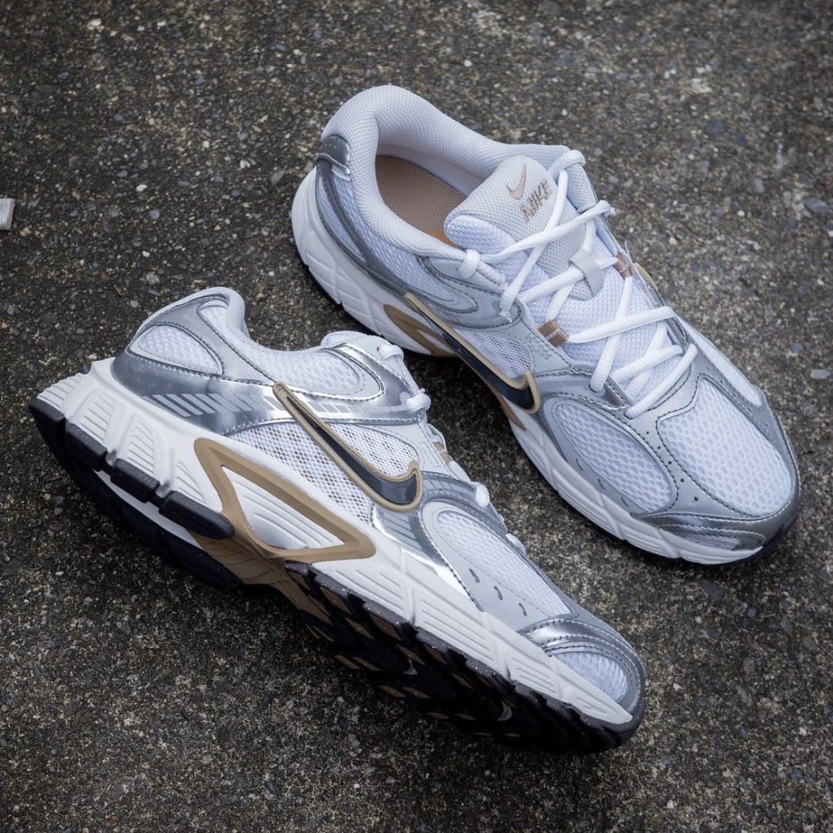Nike V5 RNR 白銀 黑金 復古 Y2K 透氣 緩震 運動休閒鞋 慢跑鞋