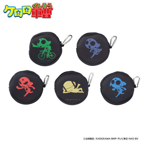 232648 Pbandai 預訂 2025/9月 ケロロ軍曹 丸形ポーチ(全5種)