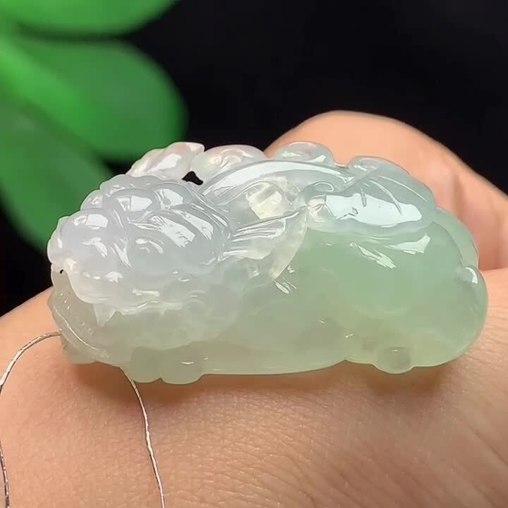 翡翠冰種招財貔貅,天然翡翠A玉, 緬甸玉, Jade, Jadeite