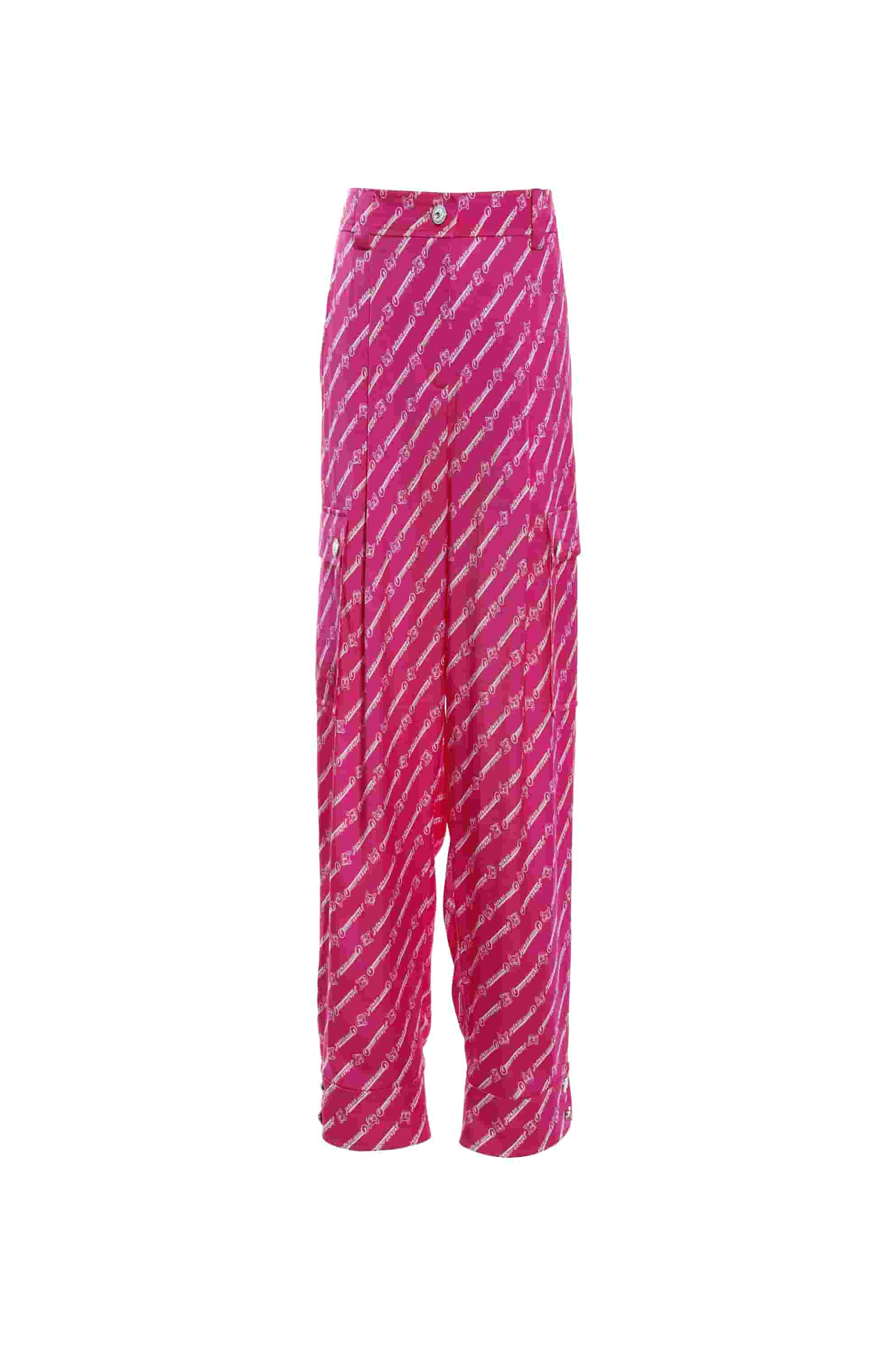 BC1EB056B1 濱海風情 J LOVE 斜紋字母印花縮口褲 (2色)