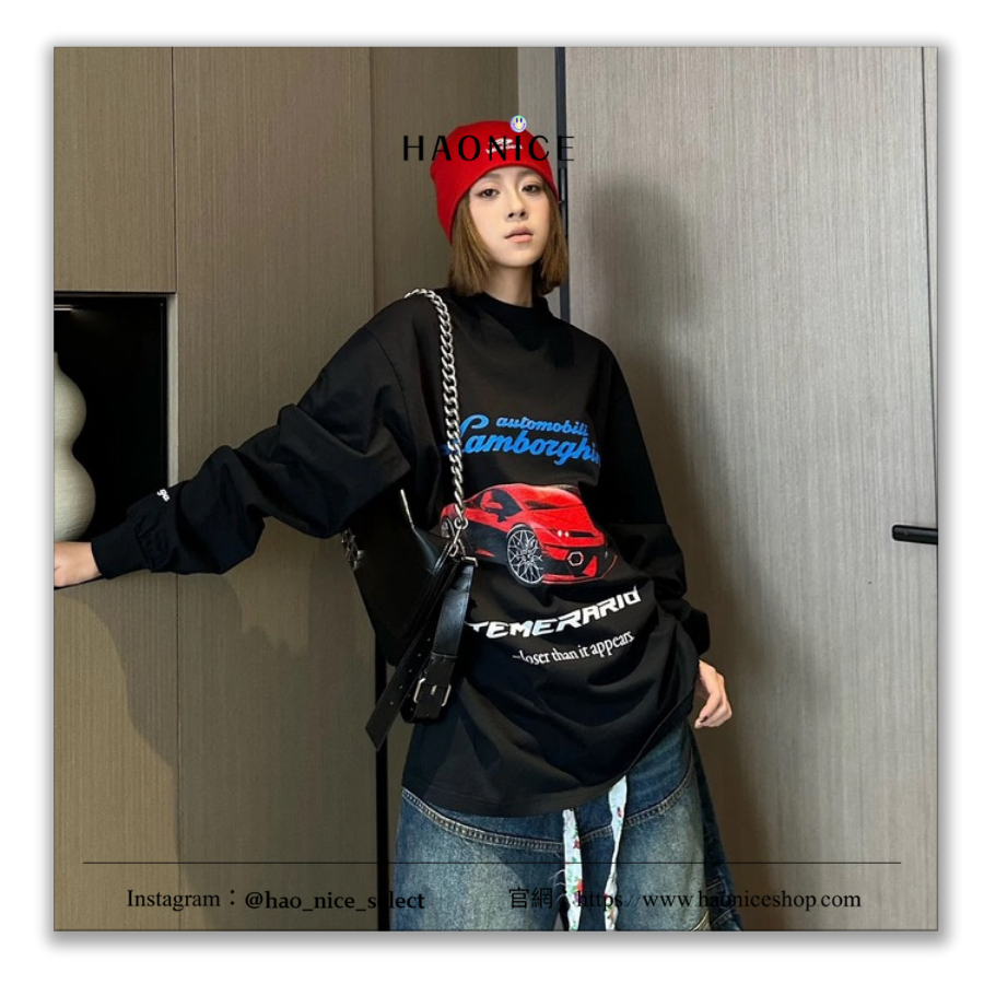 【HAO NICE】大男孩💪Balenciaga 巴黎世家 上海經銷商🔥蘭博基尼 賽車風🏁短袖 短T