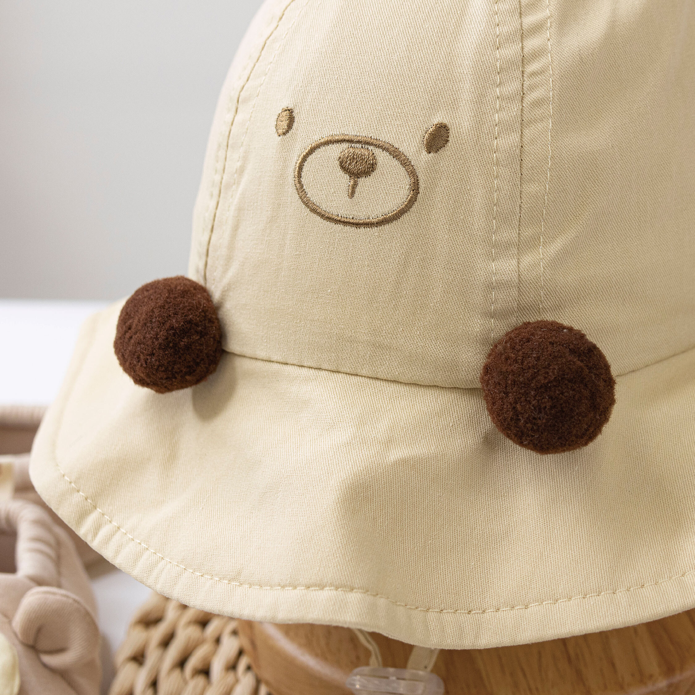 【JA1532】動物造型棉質親膚漁夫帽