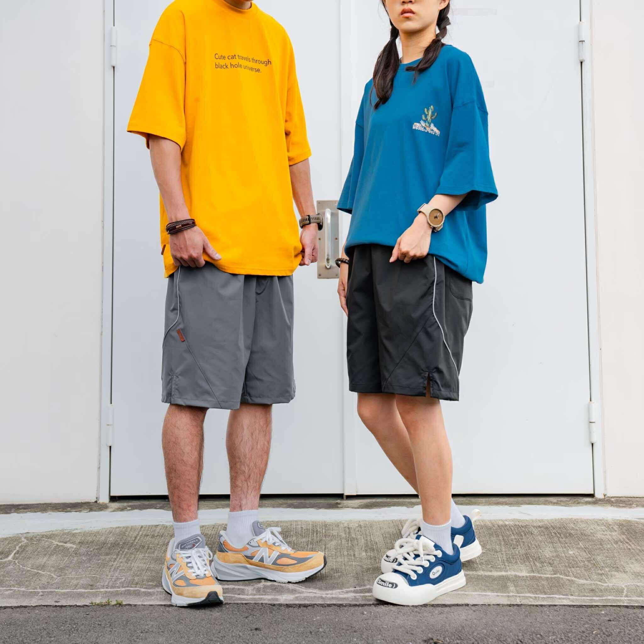 SBG 三防拼接 反光 條休閒 短褲 防潑水 SB0904