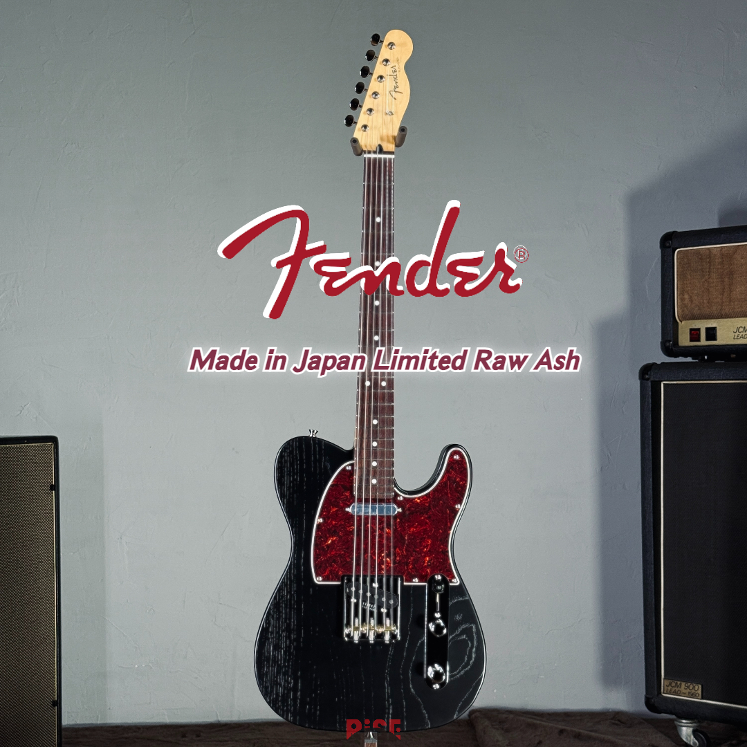 Fender Japan LTD Hybrid II Tele Raw Ash BLK 電吉他
