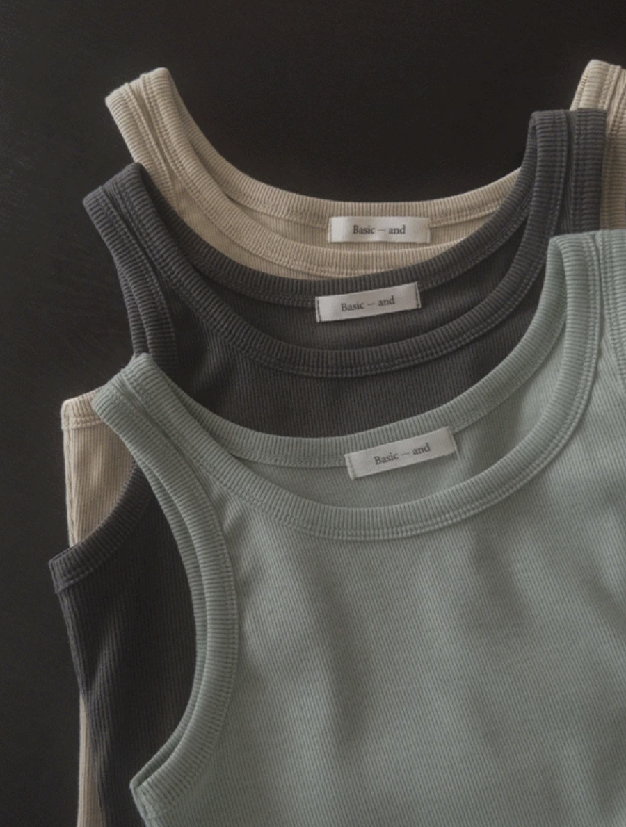 預訂｜SLOWAND #SLOWMADE 柔霧感氣質背心 (3 Color)