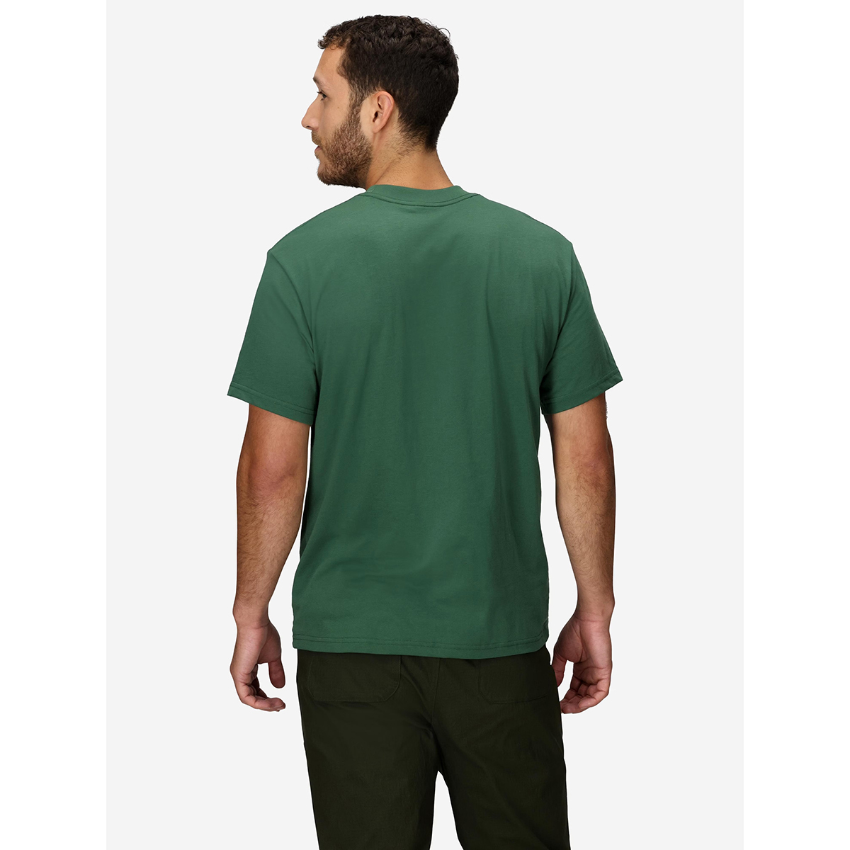 Marmot Men's Marmot Mountain Works Short-Sleeve T-Shirt 男款快乾短袖LOGO T M15593-24372 Juniper Green [HappyOutdoor]