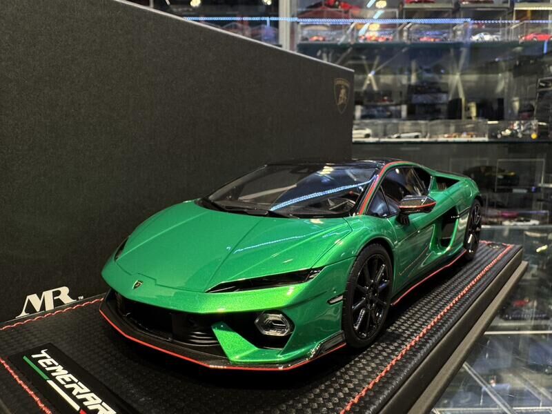 MR Collection Lamborghini Temerario Verde Mercurio 1/18. LAMBO062A