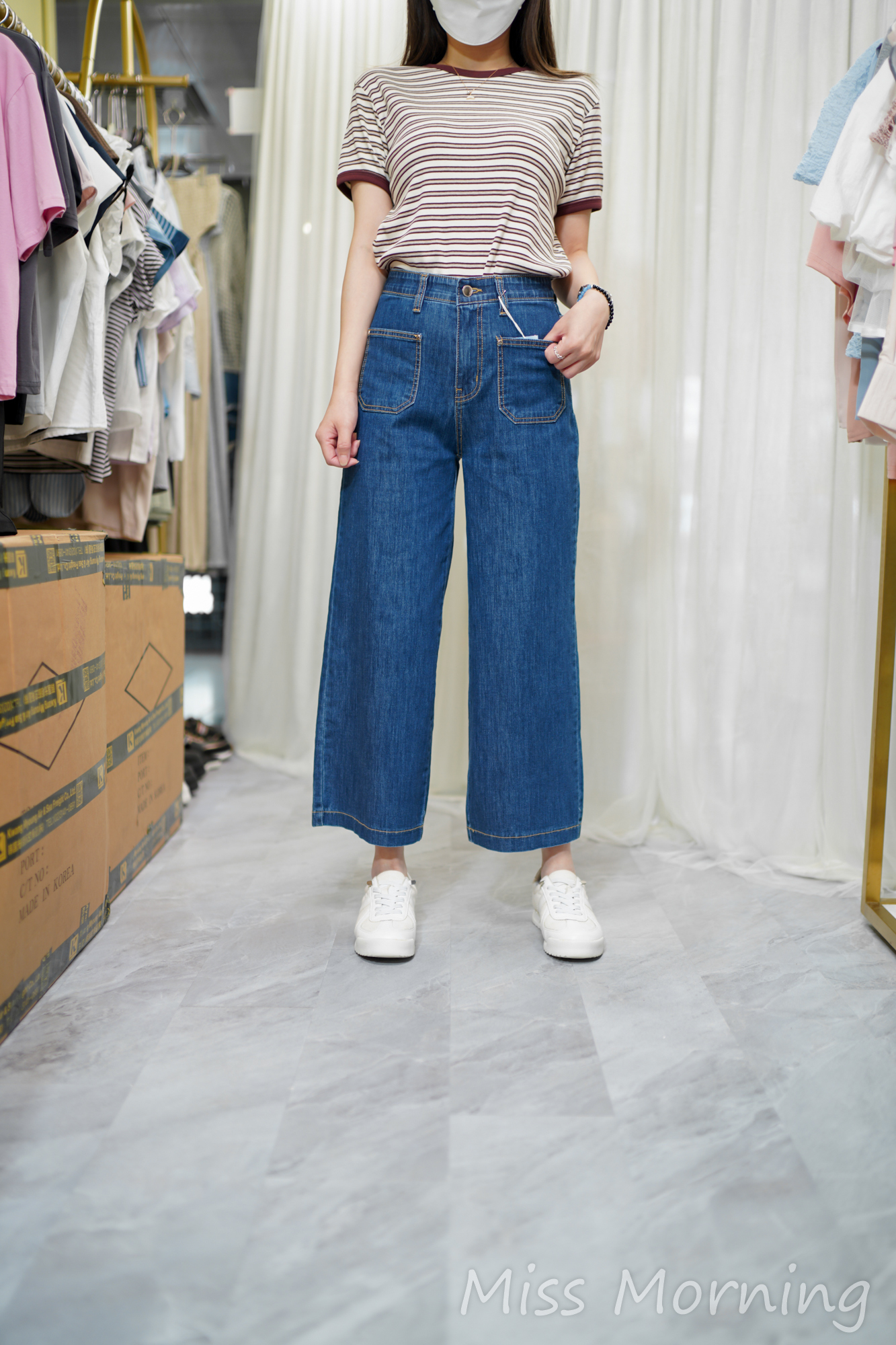 清新條子上衣(14682)