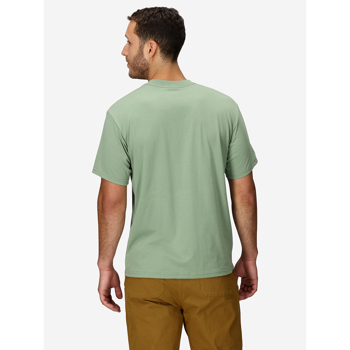 Marmot Men's Bouldering Marty Short-Sleeve T-Shirt 男款快乾短袖LOGO T M16055-24373 Agate Green [HappyOutdoor]
