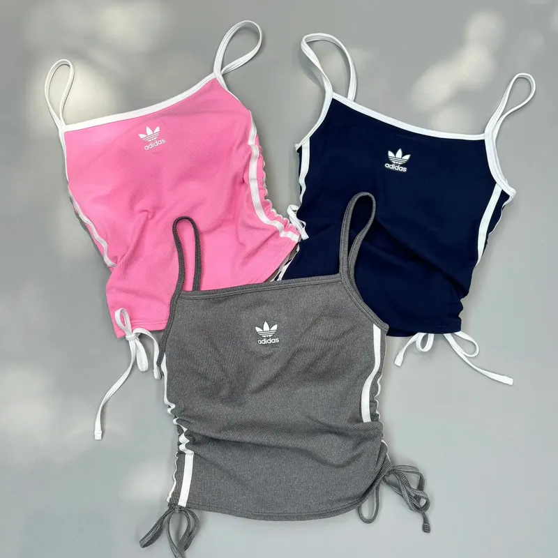 ADIDAS ORIGINALS 抽繩背心 吊帶 無袖 自帶胸墊 女款