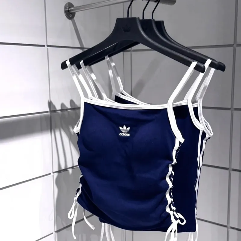 ADIDAS ORIGINALS 抽繩背心 吊帶 無袖 自帶胸墊 女款