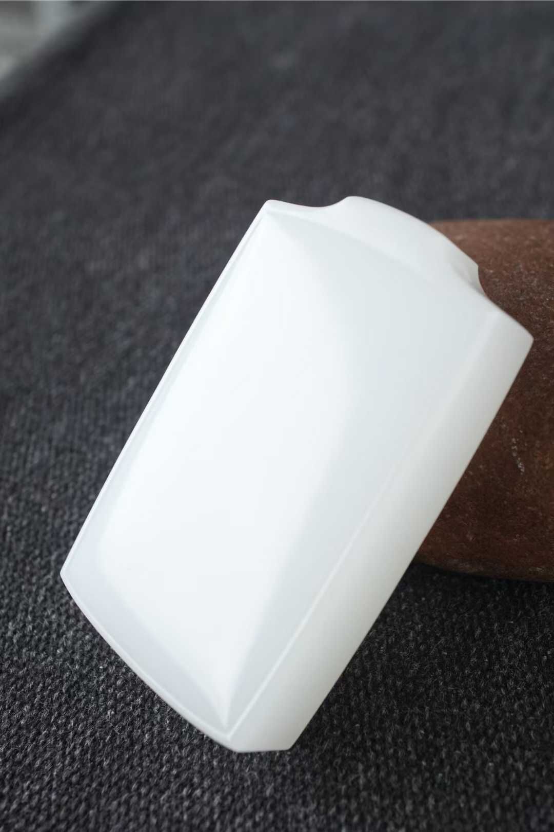 61645 和田玉羊脂玉平安無事牌掛件