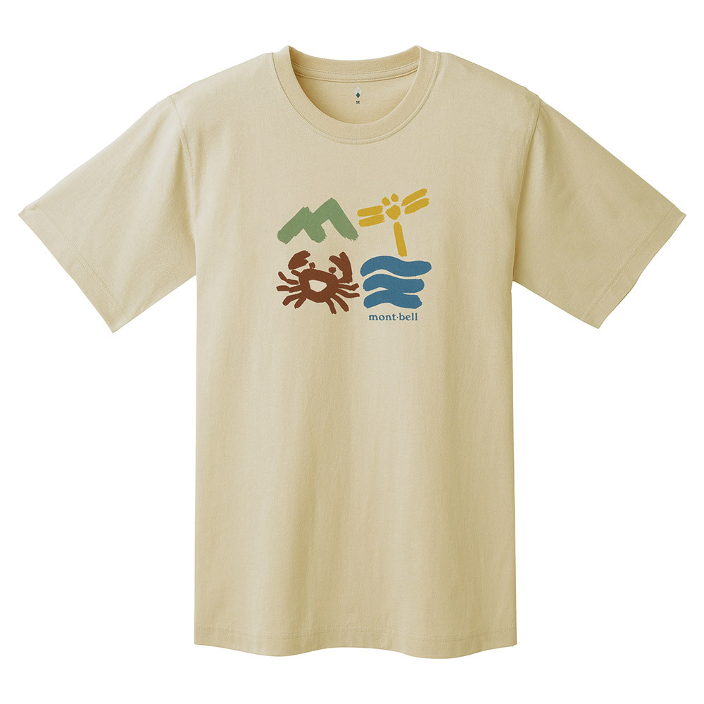 Montbell Pear Skin Cotton Tee Playing in Nature 2104870 純綿 T-Shirt
