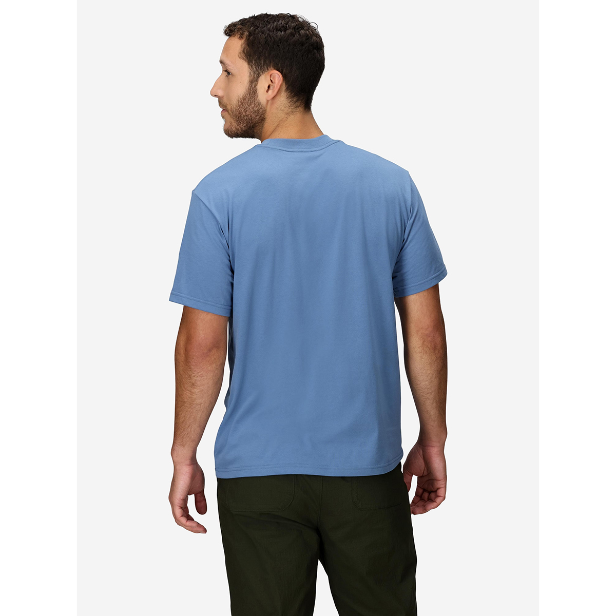 Marmot Men's Bouldering Marty Short-Sleeve T-Shirt 男款快乾短袖LOGO T M16055-24370 Rain Cloud [HappyOutdoor]