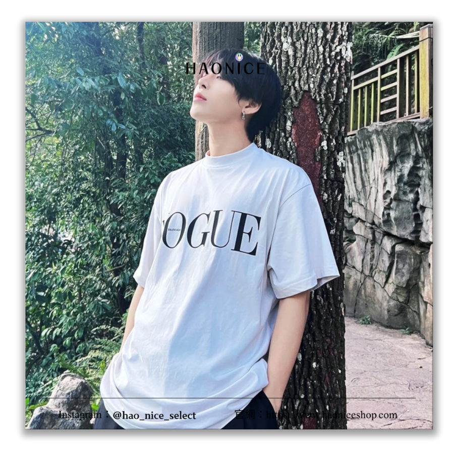 【HAO NICE】時尚尖端✨Balenciaga 巴黎世家 上海經銷商🔥VOGUE聯名系列 旺多姆廣場 燈塔 短袖 短T