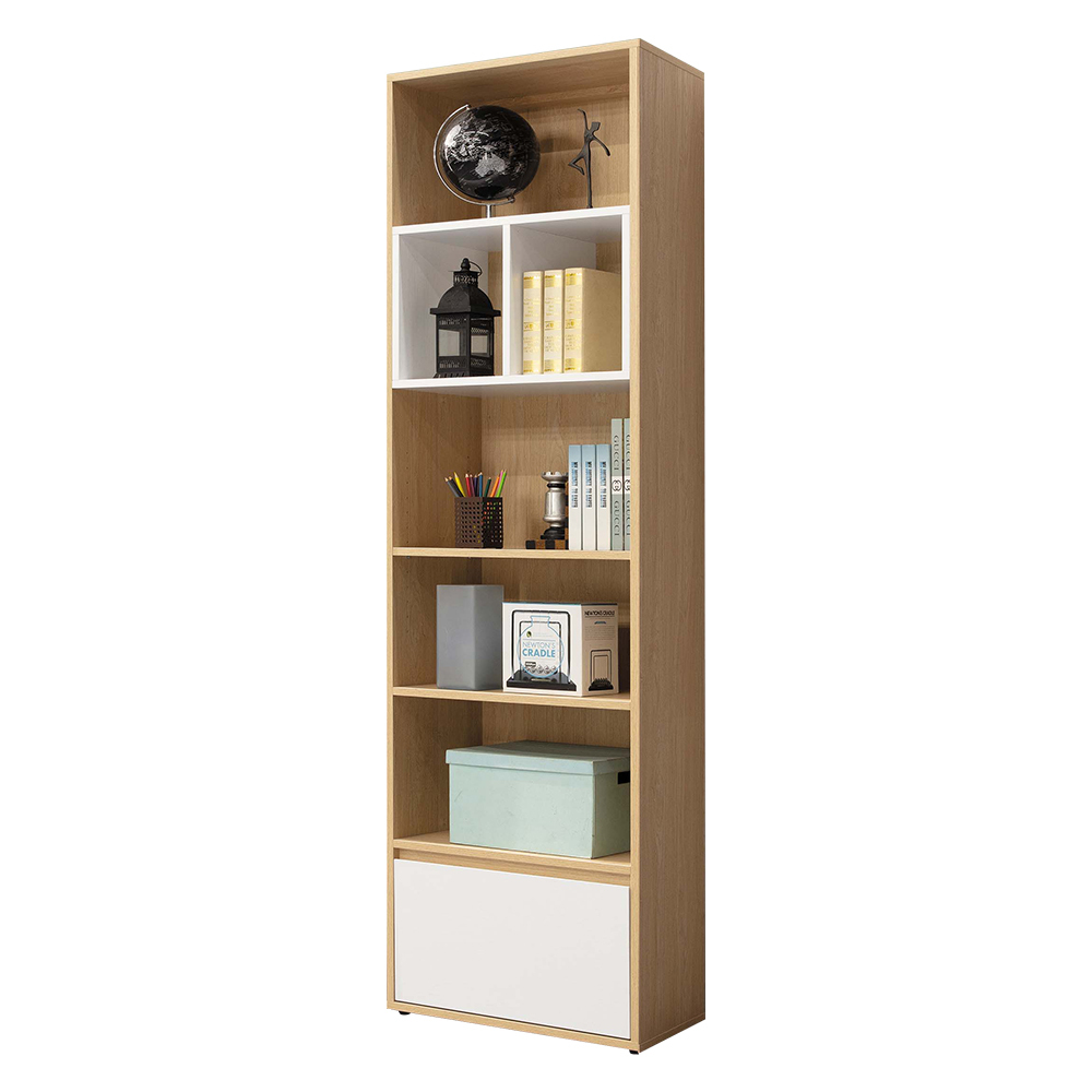 尚恩2尺開放式單抽書櫃/收納櫃/展示櫃