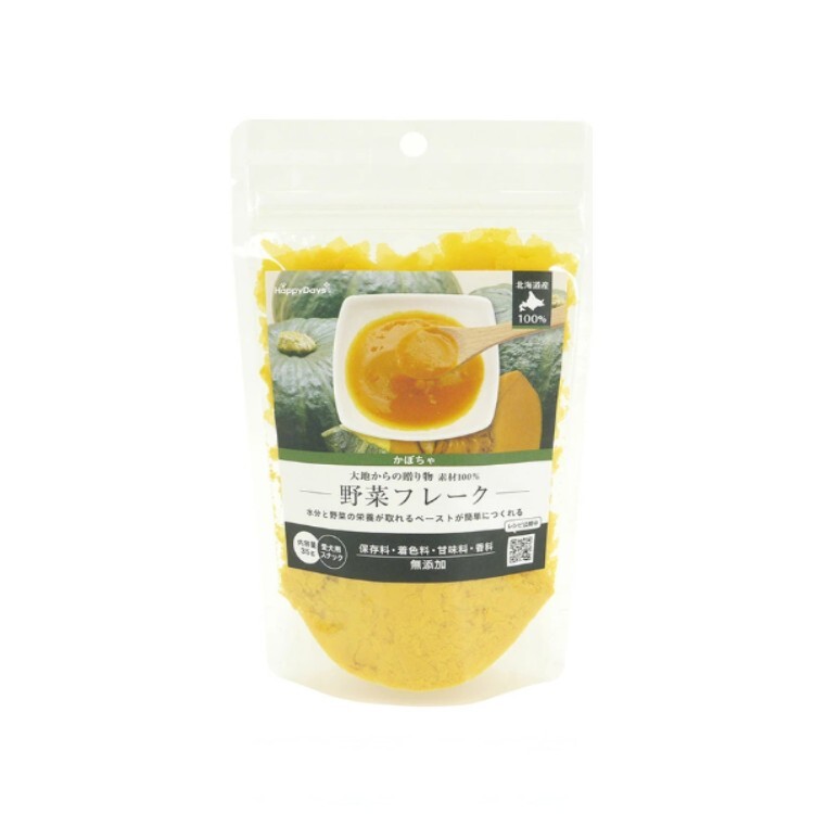 Happy Days 北海道產南瓜拌糧薄片 可加水成湯糊 35g