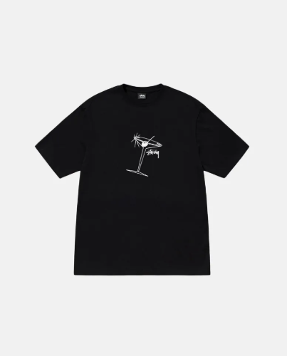 2024SS STUSSY MARTINI TEE 馬丁尼 琴酒 LOGO 短T