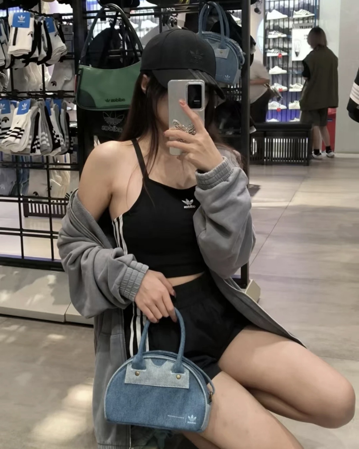 ADIDAS聯名牛仔包🦋