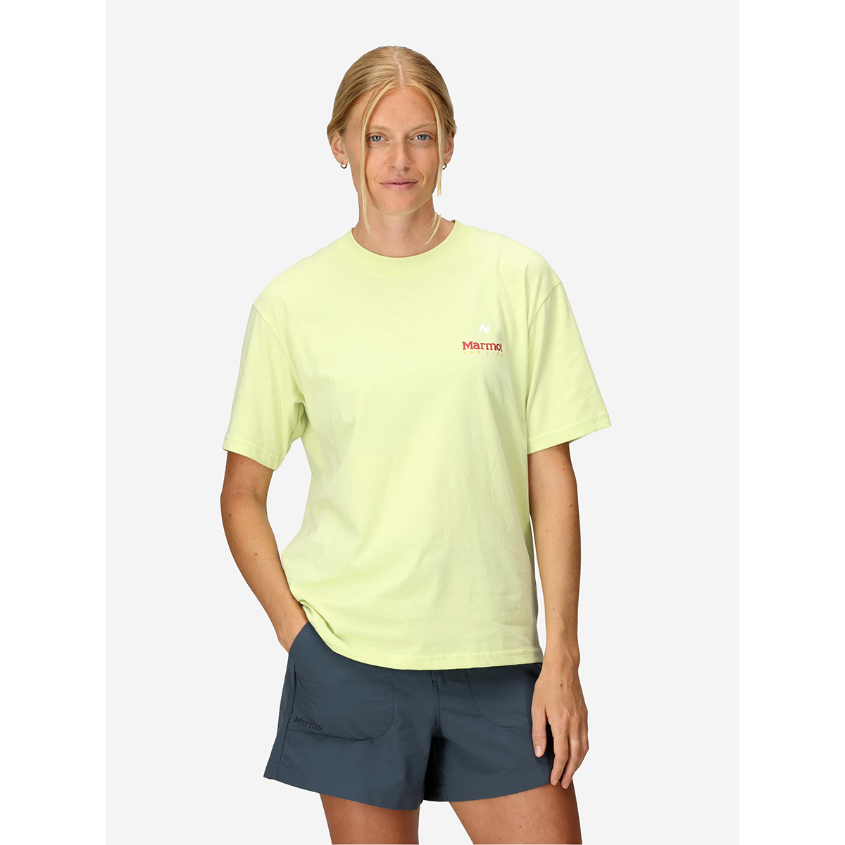 Marmot Women's Marmot For Life T-Shirt 女款快乾短袖LOGO T M15613-24375 Matcha [HappyOutdoor]
