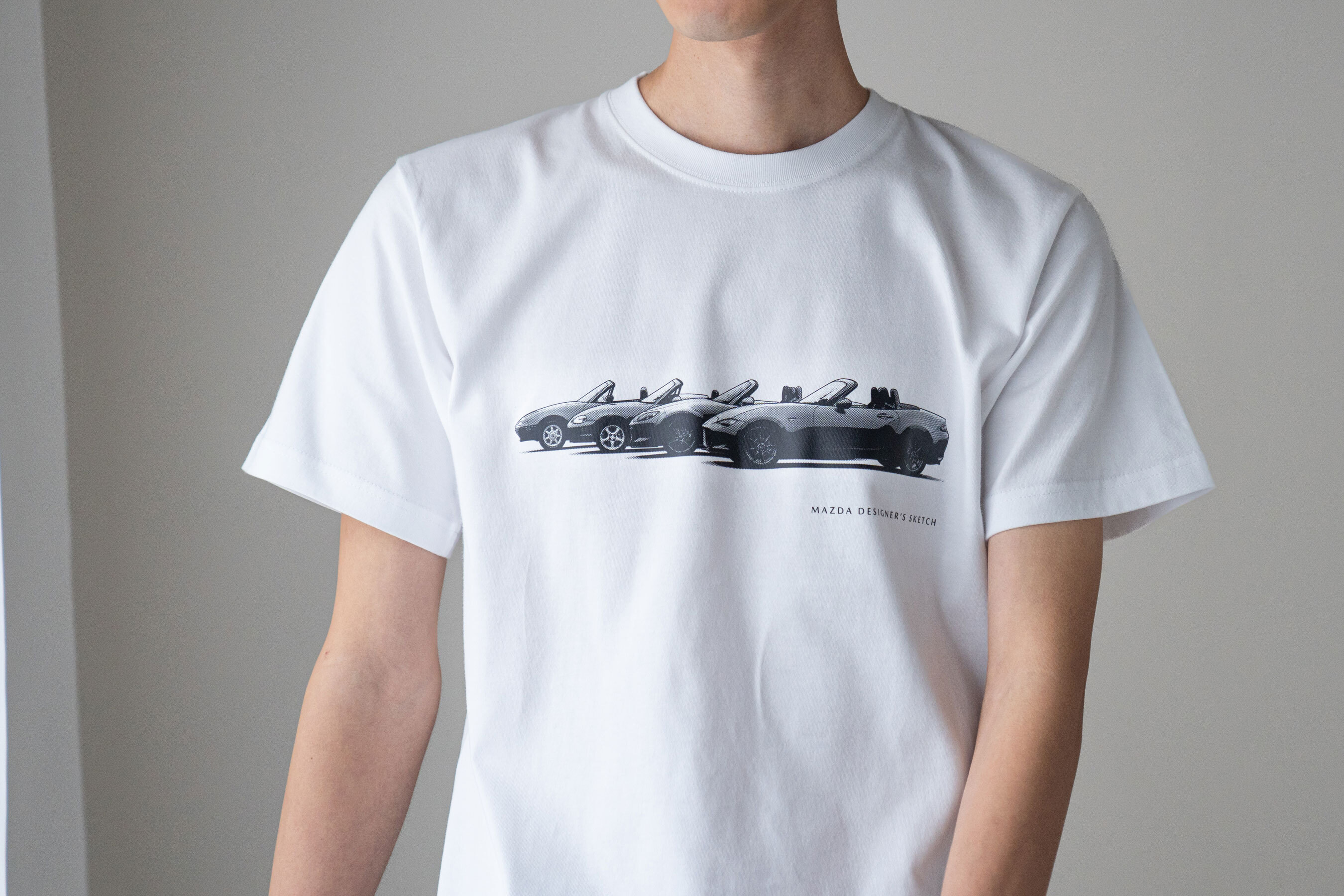 MAZDA FUN 日本原廠官方精品 歷代 MX-5 T-SHIRT 白T
