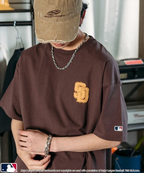 日版 MLB x PUBLUX 別注 Damaged Patch Logo T-Shirt
