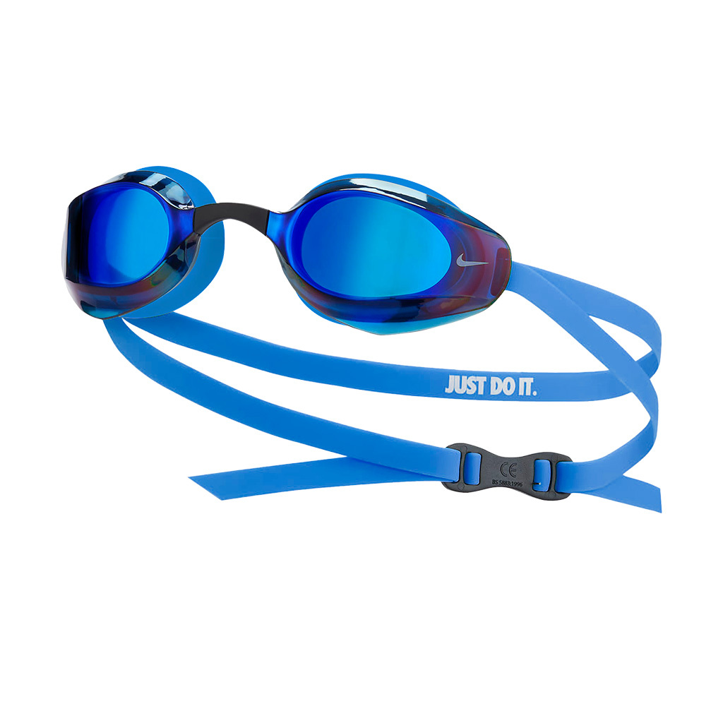 中性 Vapor 競賽鍍膜泳鏡 - 藍