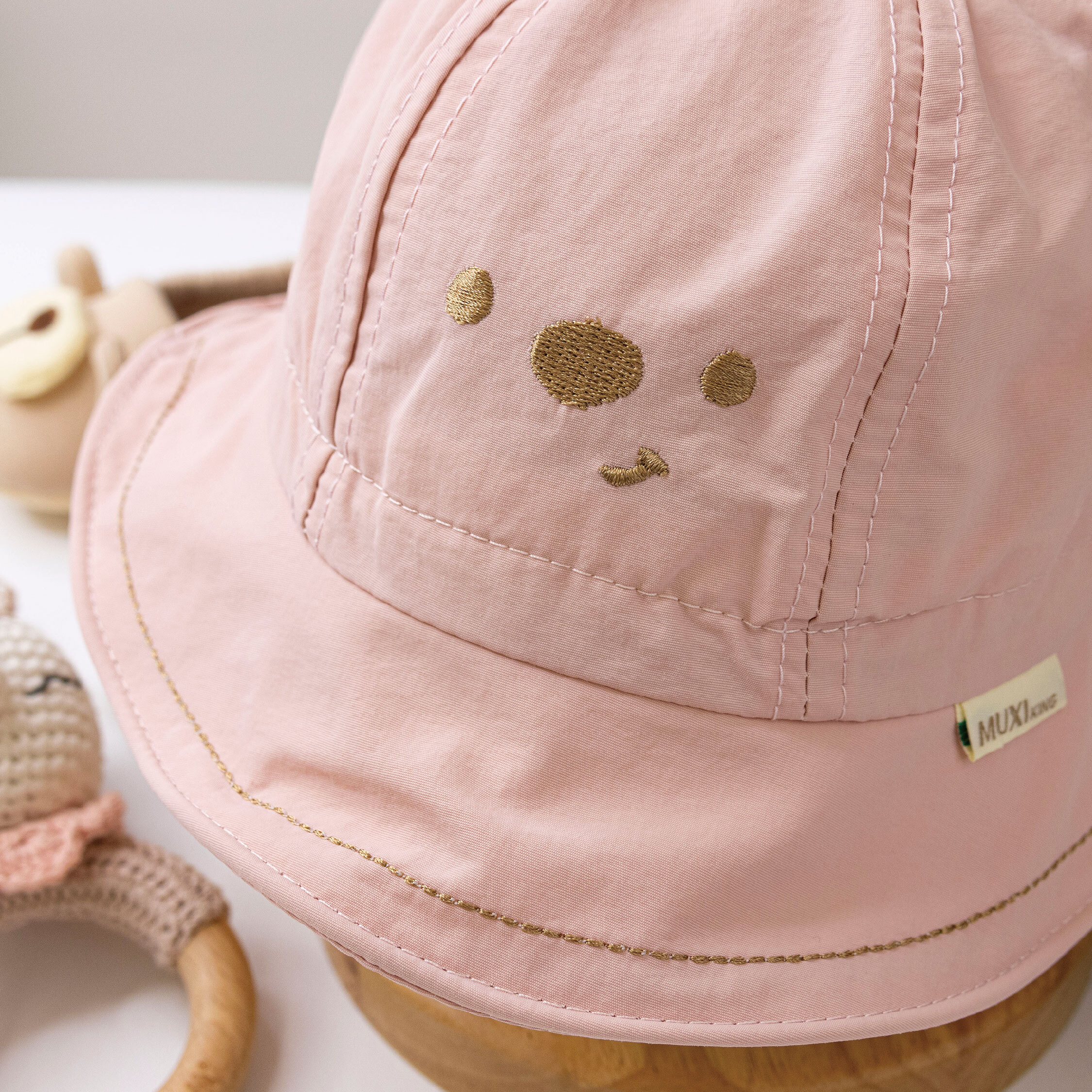 【JA1523】兔兔速乾軟骨帽簷漁夫帽＊二色