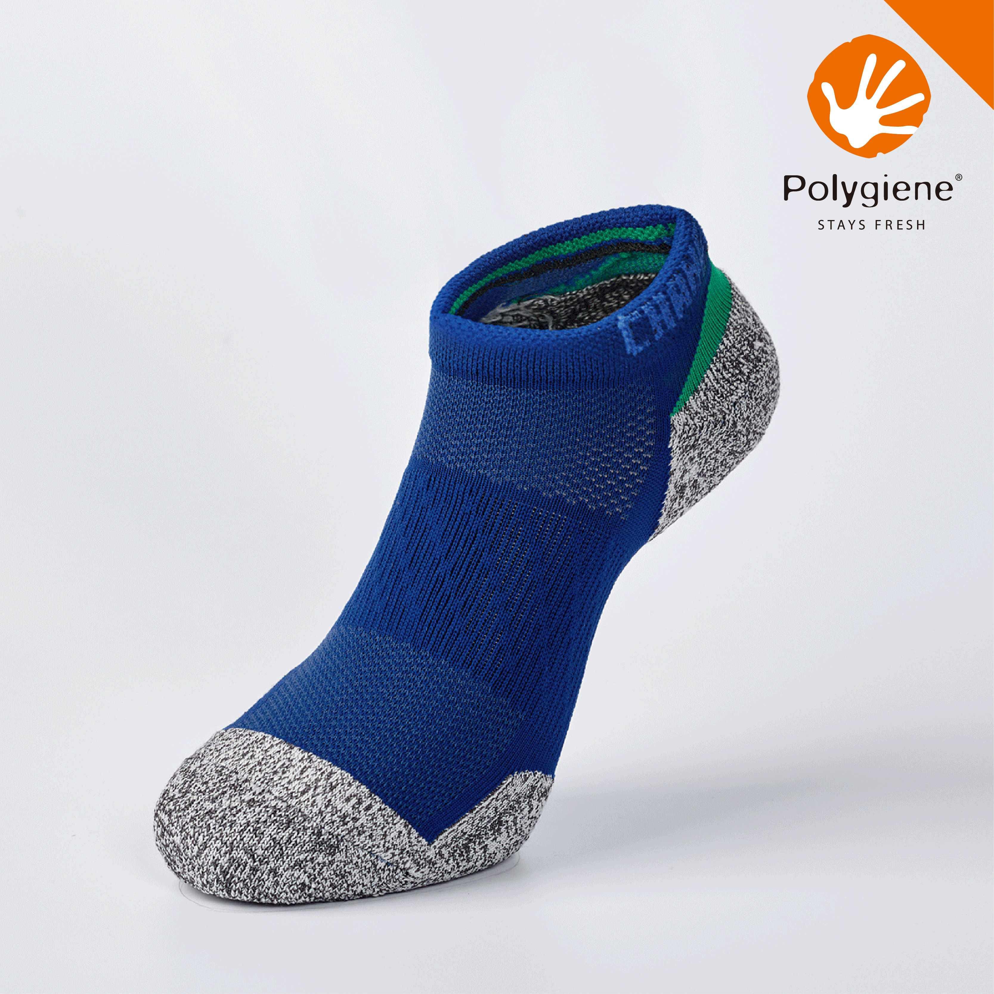 COOLMAX抗菌運動踝襪〈藍〉