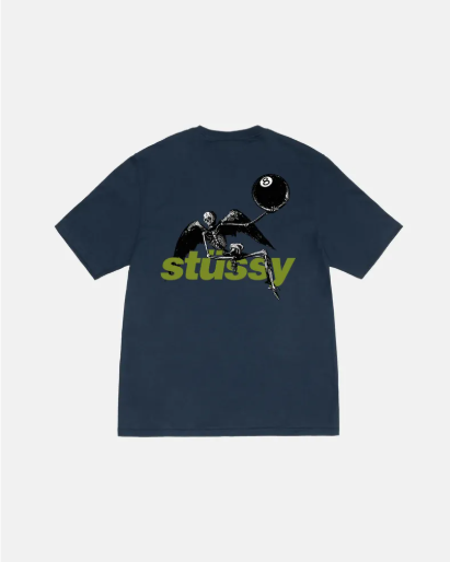 2023AW STUSSY APOCALYPSE TEE 1904974 短T 骷髏 骨頭 8號球  XL