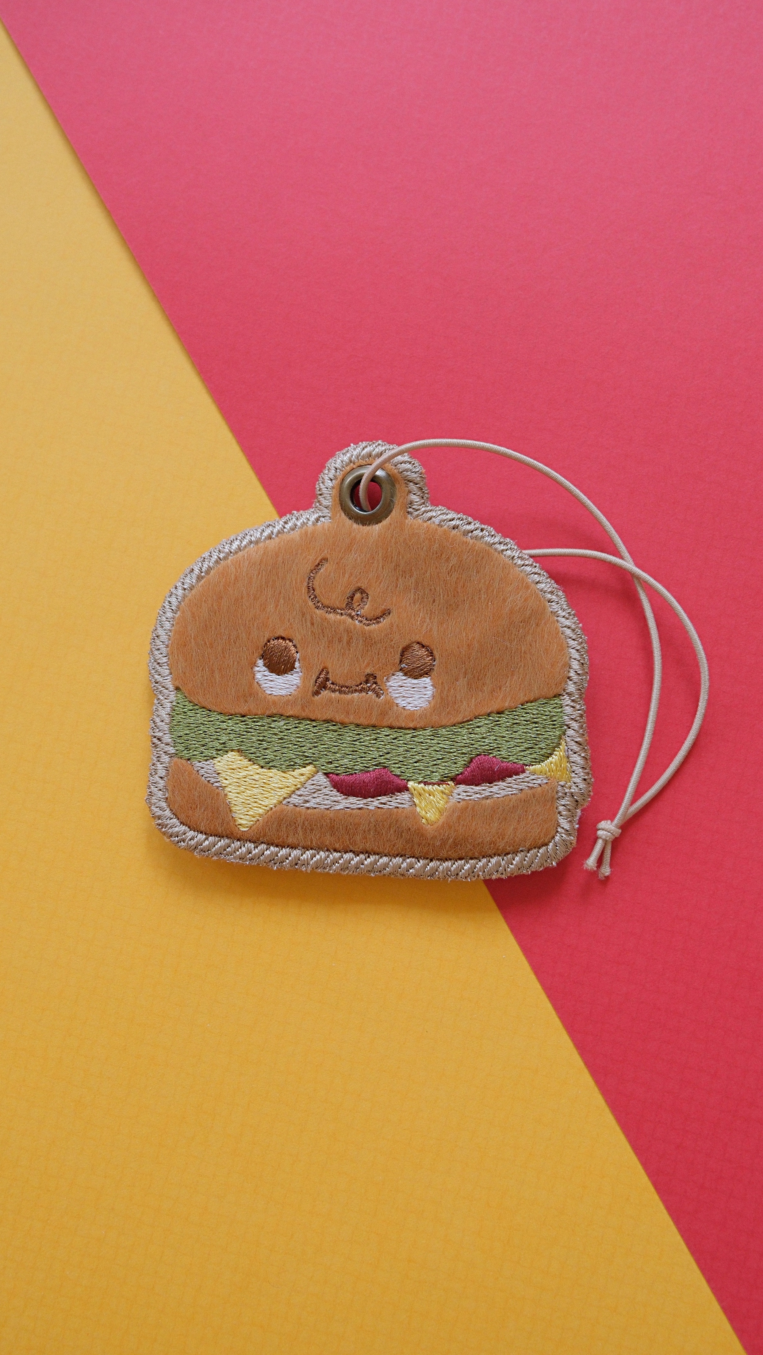 Hi Y.P store-姓名吊牌-獨家設計-漢堡