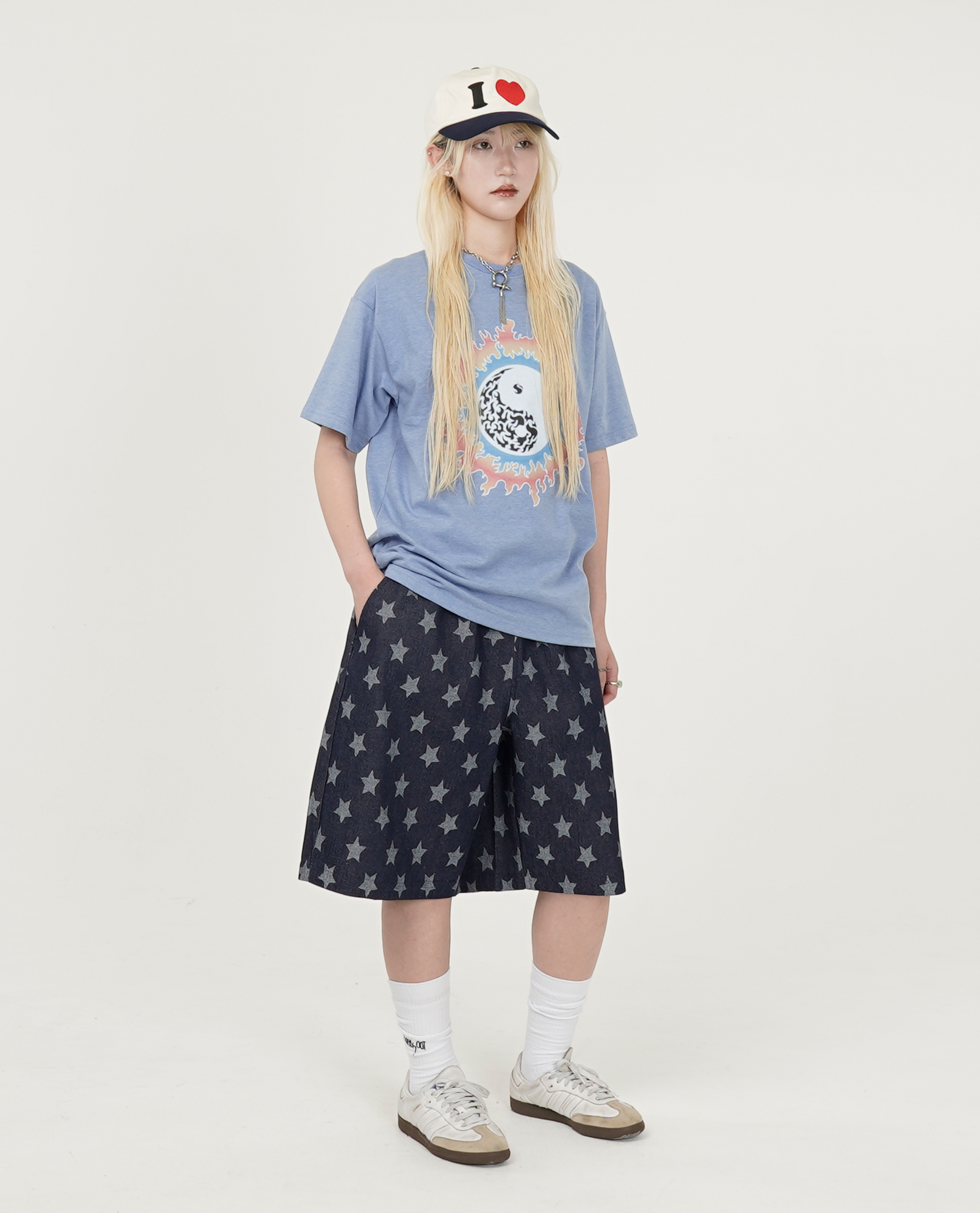 WEBHOUSE Sparkle Yin Yang Tee - 25SS