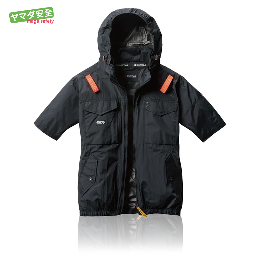 AC1156-35 含帽短袖衣服 黑色