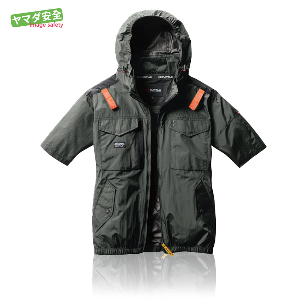 AC1156-14 含帽短袖衣服 綠色